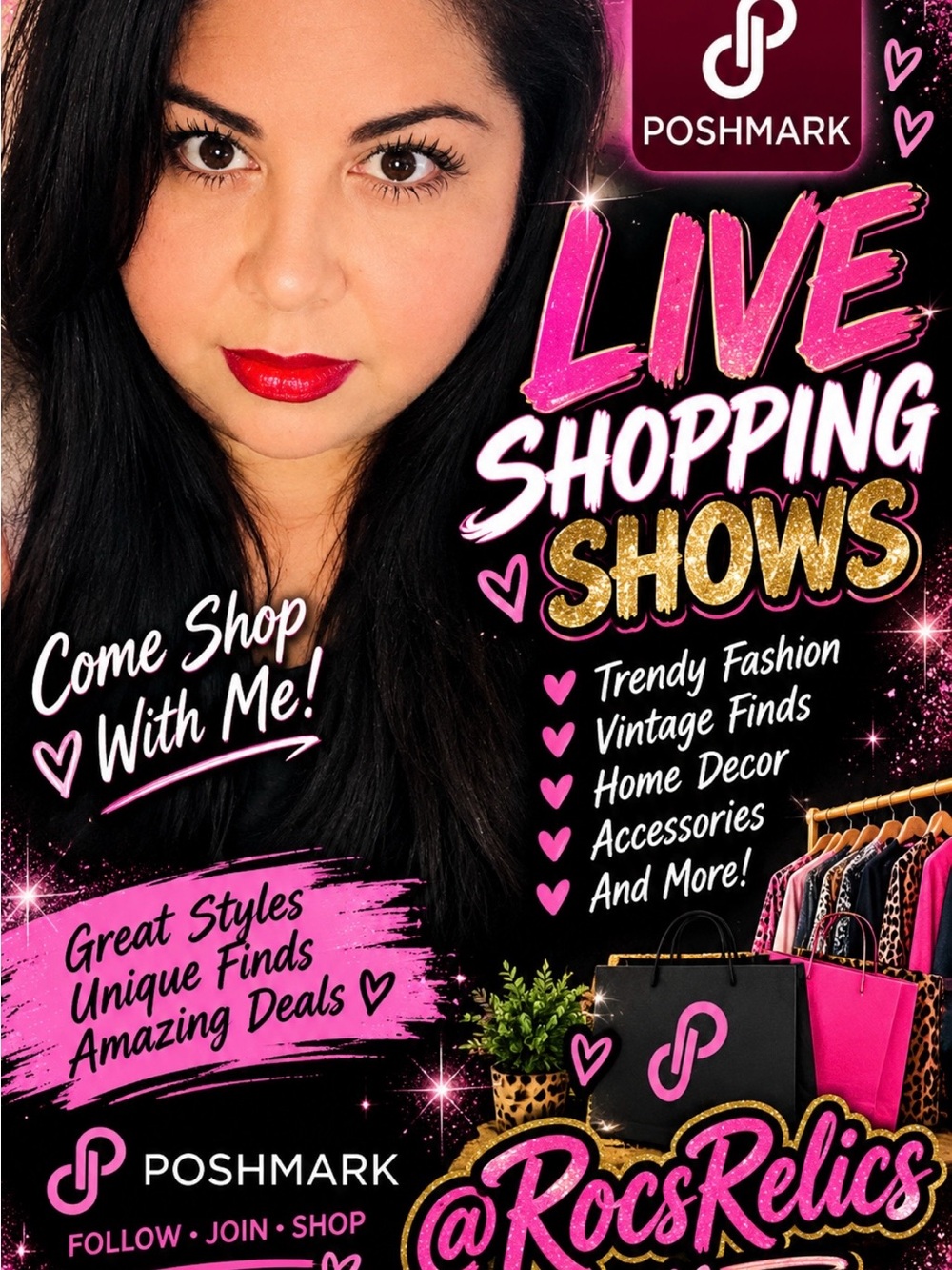 Live Shopping Show TOMORROW Tuesday 9/6/26 @7 pm pst